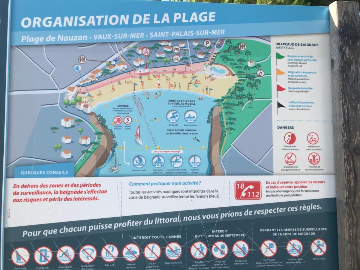 Nauzan Lejlighed Vaux-sur-Mer Eksteriør billede